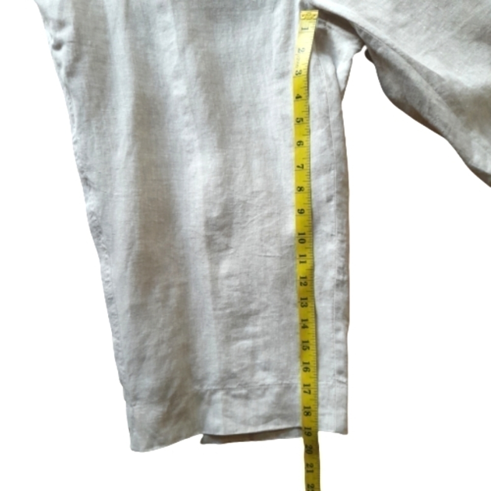 Talbots Irish Linen Crop Petite 18W - Picture 8 of 15